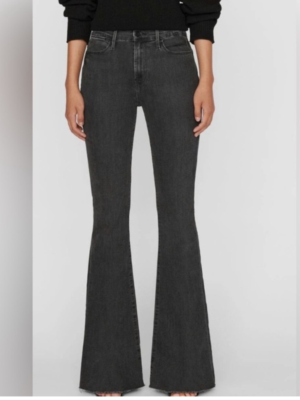 Frame Denim — Le High Flare — size 29 — washed black — NWOT - Picture 2 of 9